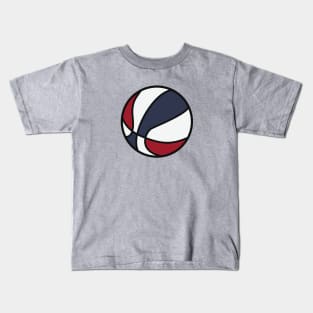 Retro Basketball Illustration Kids T-Shirt